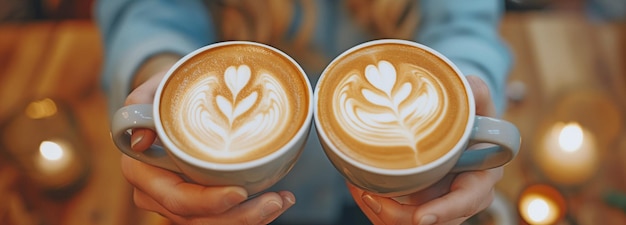 amigos disfrutando de una taza de café