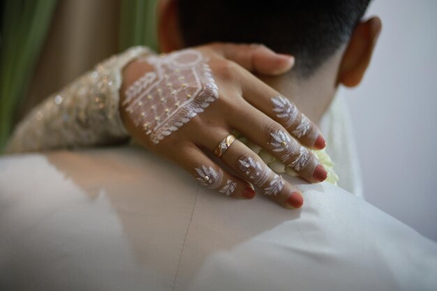 Amor casal férias férias e casamento conceito de amizade