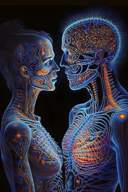 Amor Cósmico, Esqueletos de Amantes Abrazados en el Universo