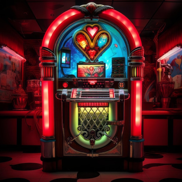 Foto el amor se despierta en una jukebox dimensional