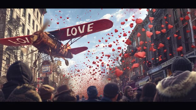 el amor está en el aire concepto pragma del día de san valentín