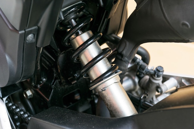 Amortecedor de motocicleta um dispositivo para absorver choques e vibrações
