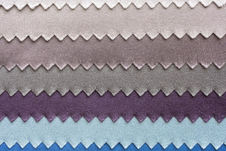 Foto amostras de cores de tecido, textura de fundo