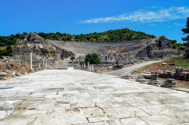 Amphitheater (Kolosseum) in Ephesus (Efes) die Türkei, Asien