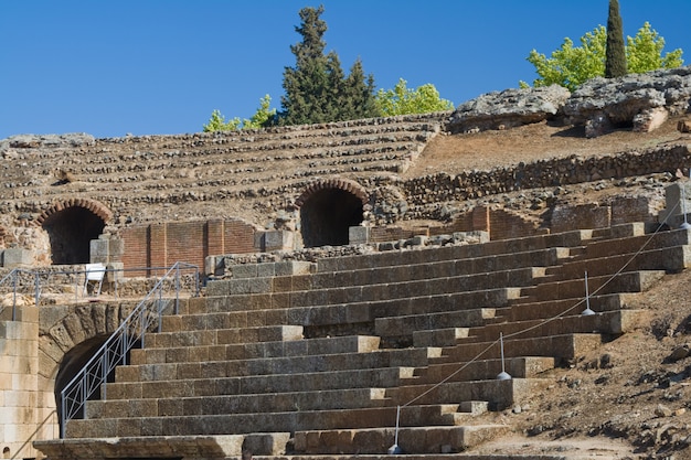 Amphitheater von Merida, Badajoz, Spanien