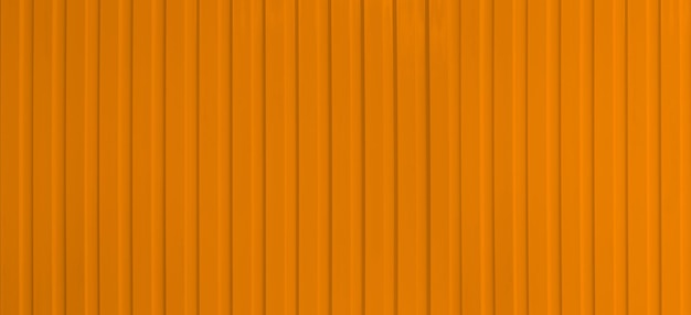 Amplia superficie de la pared de aluminio naranja