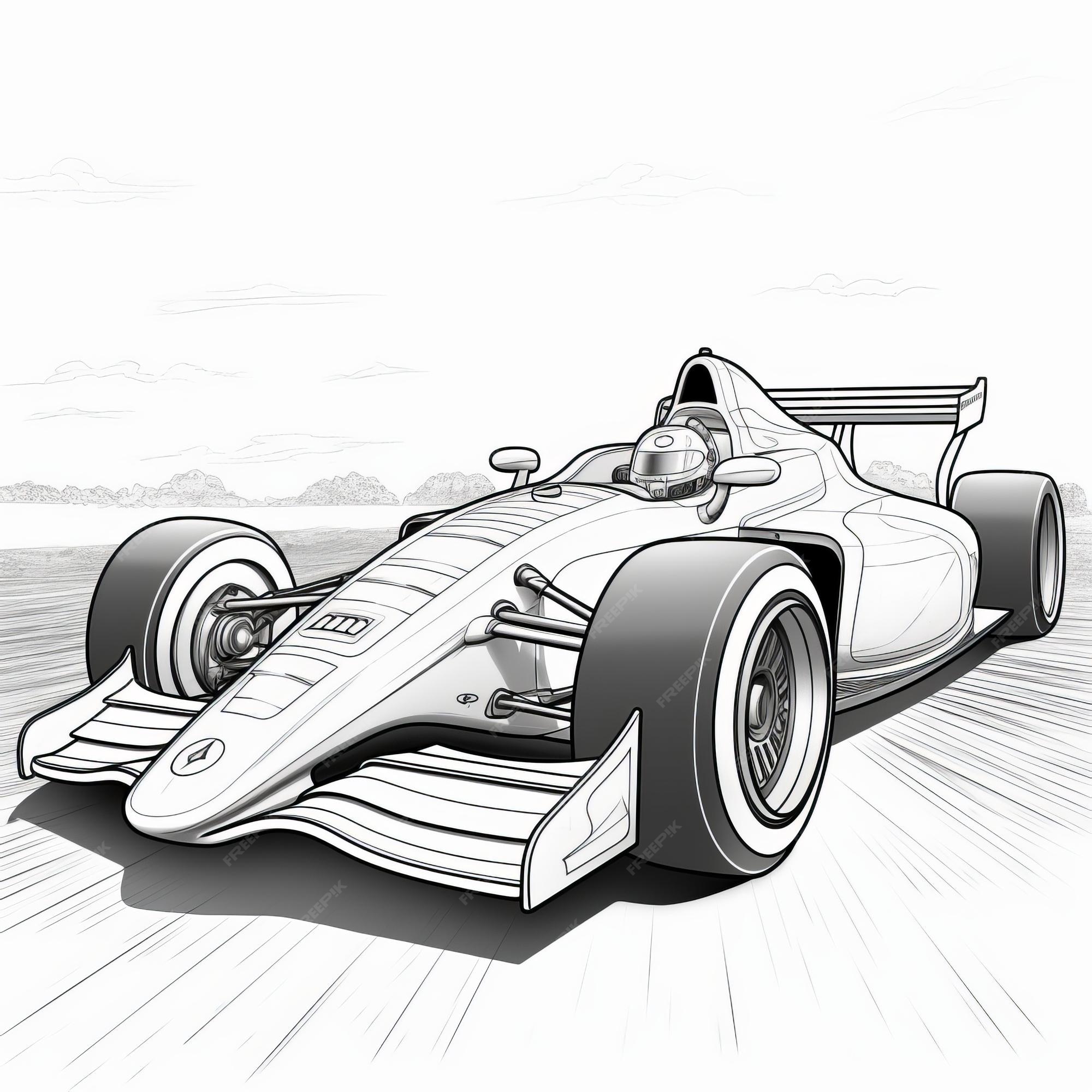 Desenhos de Carros de corrida para Colorir - Colorir.com