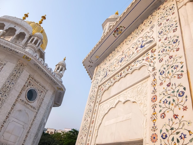 Amritsar India Templo de oro en Amritsar Detalles de la arquitectura