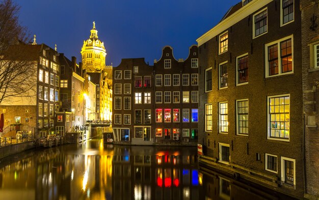 Amsterdam in der Nacht