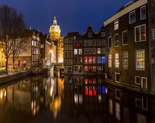 Amsterdam por la noche