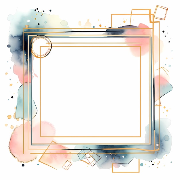 Foto an_abstract_watercolor_frame