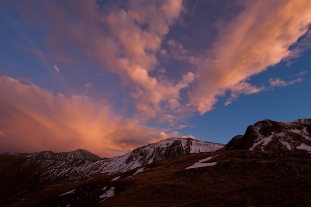 An der Spitze des Cinnamon Pass, Colorado.