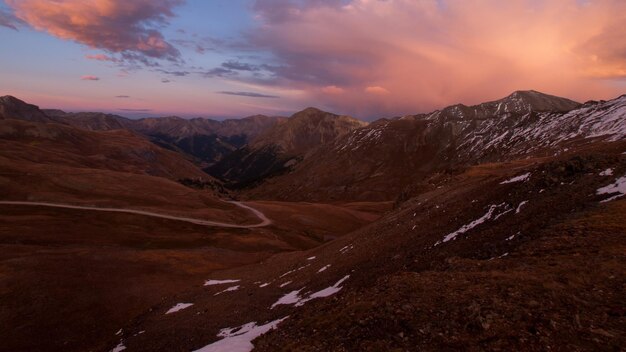 An der Spitze des Cinnamon Pass, Colorado.