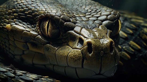 Anaconda de cerca