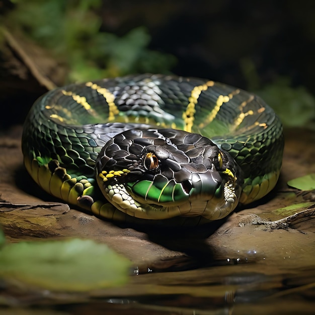 Anaconda verde de la IA