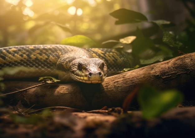 Anacondas o boas de agua