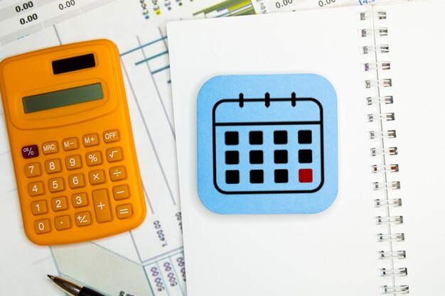Añadir concepto al carrito Compras planificadas en el mes en curso Sticker de calendario