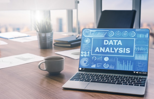 Análise de dados para negócios e conceito de finanças