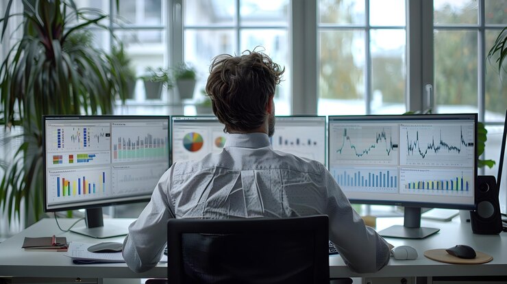 Análise do mercado financeiro Gestão profissional de dinheiro global utilizando ferramentas digitais avançadas