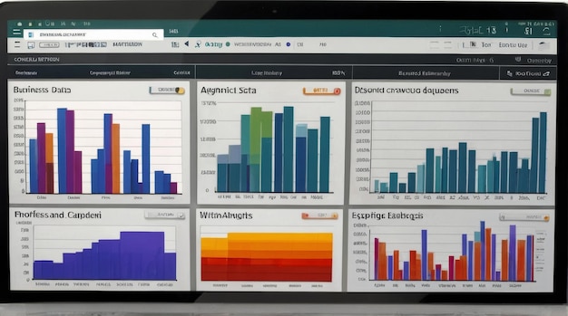 Análisis del cuadro de control de los datos empresariales