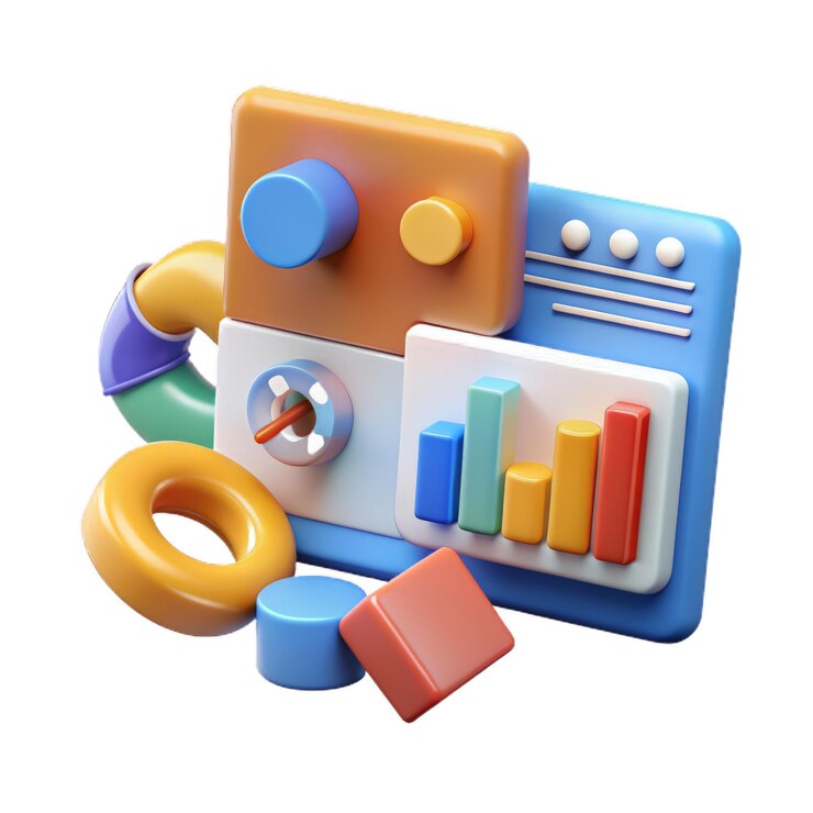 Foto análisis de datos de gráficos de informes financieros de marketing en línea y concepto de desarrollo web