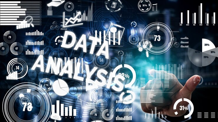 Foto análisis de datos para negocios y finanzas conceptual