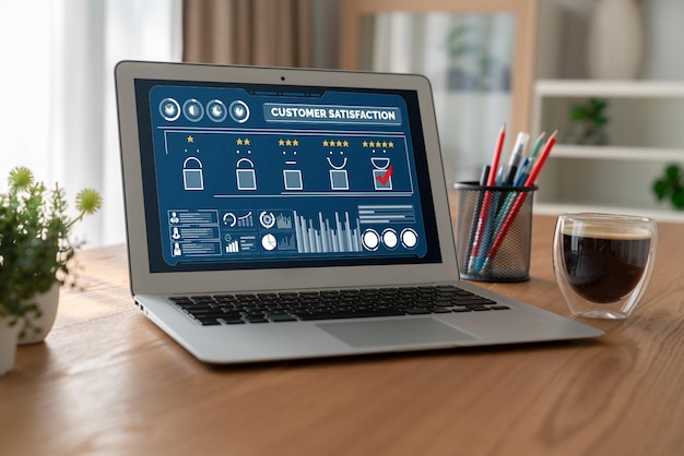 Análisis de evaluación y satisfacción del cliente en una computadora de software moderna para la planificación de estrategias de marketing