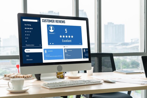 Análisis de la experiencia del cliente y la revisión por software informático moderno para negocios corporativos