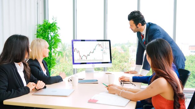Análisis de gráficos de datos del mercado de valores mediante un ingenioso software de computadora
