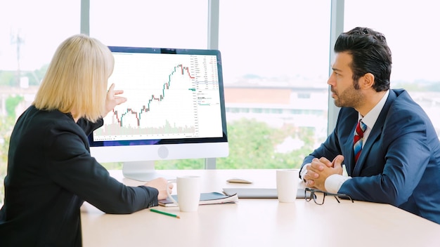 Análisis de gráficos de datos del mercado de valores mediante un ingenioso software de computadora