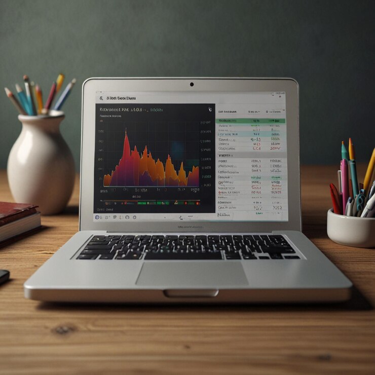 Foto análisis de mercado de símbolos de divisas de diseño financiero