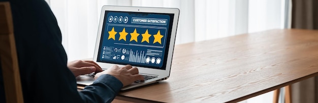 Análisis de la satisfacción y la evaluación de los clientes en la computadora de software de moda