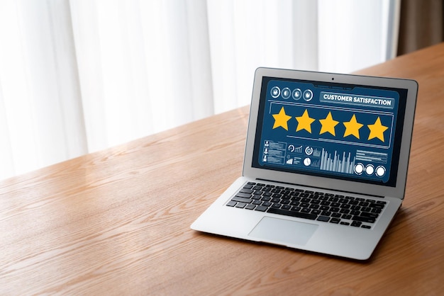 Análisis de la satisfacción y la evaluación de los clientes en la computadora de software de moda