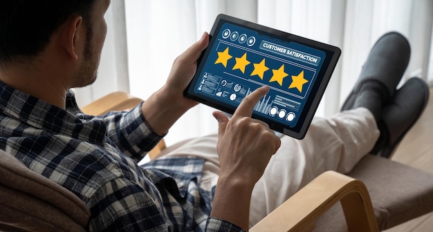 Análisis de la satisfacción y la evaluación de los clientes en la computadora de software de moda