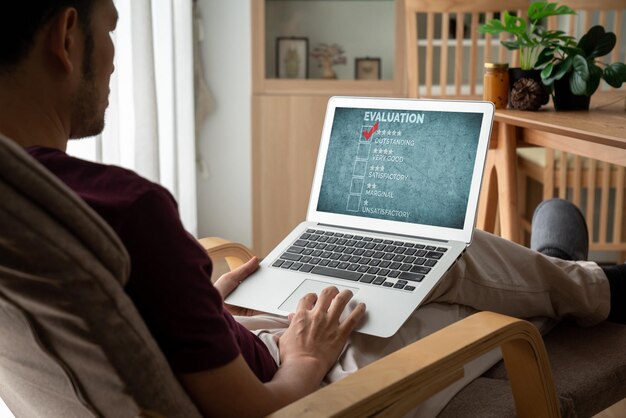 Análisis de la satisfacción y la evaluación de los clientes en la computadora de software de moda