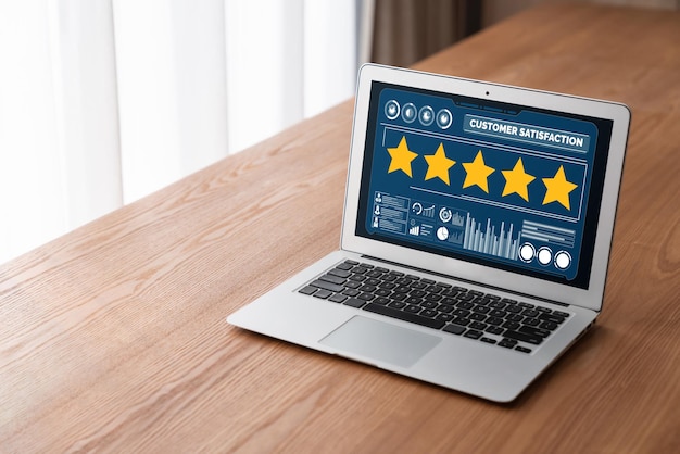Análisis de la satisfacción y la evaluación de los clientes en la computadora de software de moda