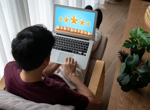 Análisis de la satisfacción y la evaluación de los clientes en la computadora de software de moda