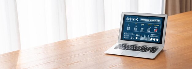 Análisis de la satisfacción y la evaluación de los clientes en la computadora de software de moda