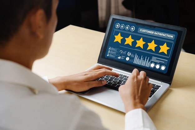 Análisis de la satisfacción y la evaluación de los clientes en la computadora de software de moda