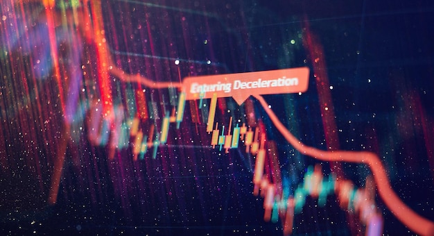 Analizar Gráficos de barras Diagramas Cifras financieras Gráfico de Forex Concepto de datos financieros Estadísticas comerciales y valor analítico
