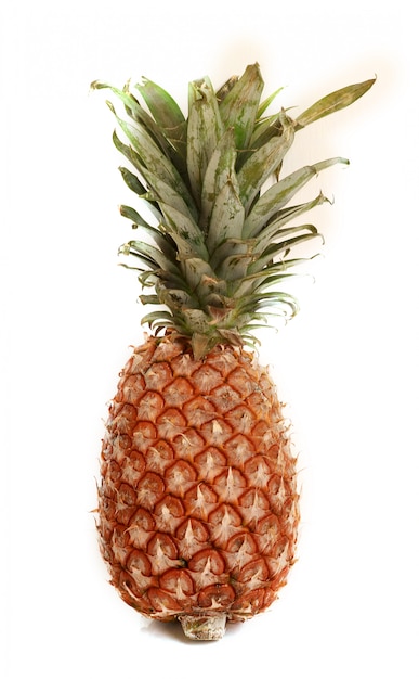 Ananas auf weiß