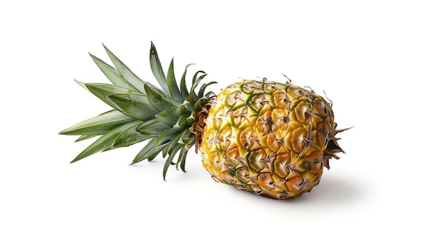 Ananas auf weißem Hintergrund