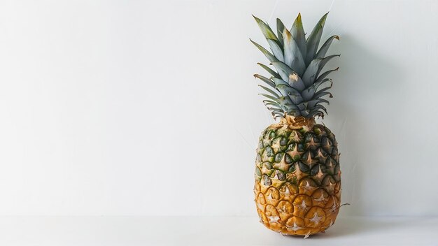 Ananas auf weißem Hintergrund