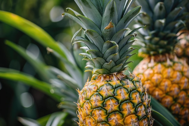 Ananas im Garten