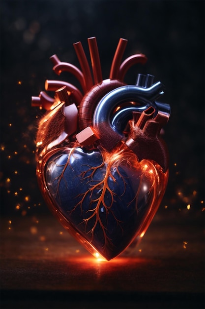 Anatomía del corazón humano