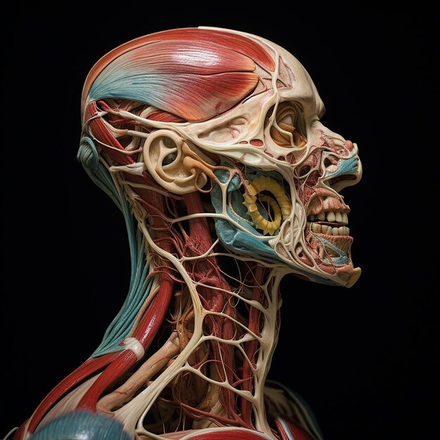 Foto anatomía del cuello