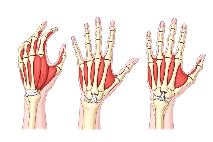Foto anatomia das mãos