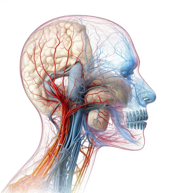 Foto anatomia do cérebro