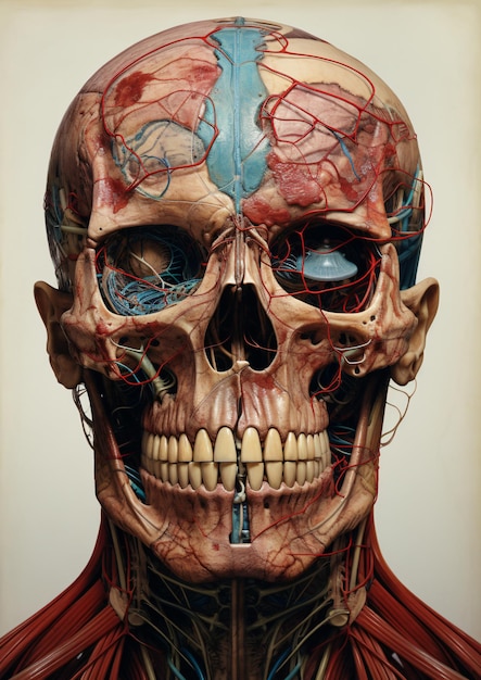 Anatomia do corpo humano frontal