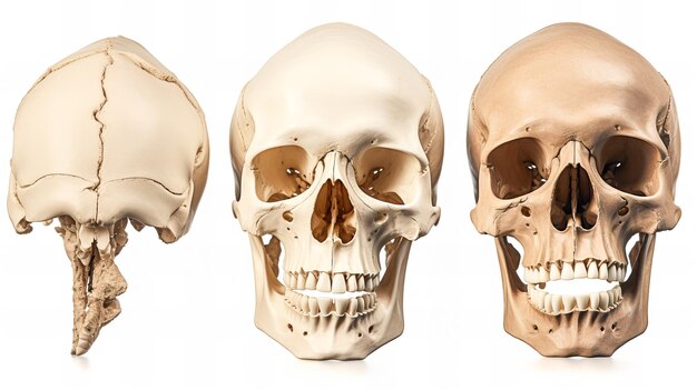 Anatomía eterna Un estudio en los cráneos